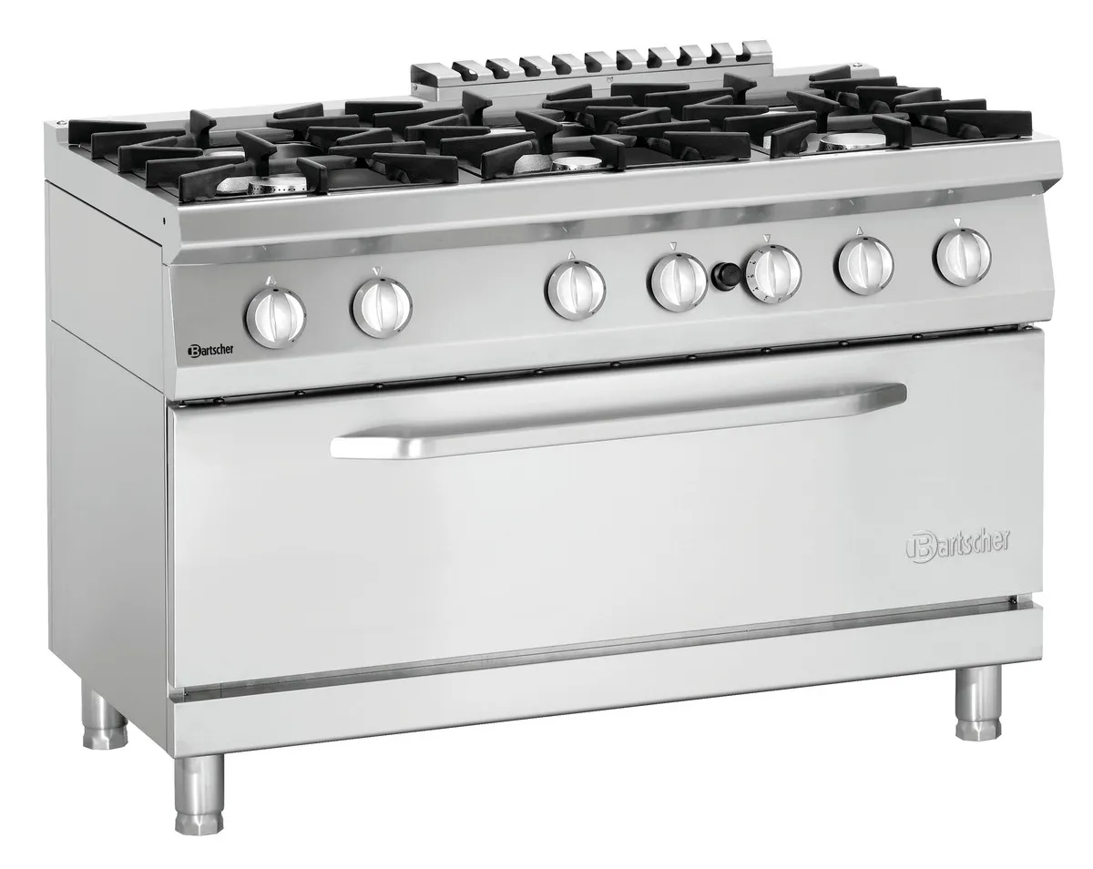 Fornuis Serie 700 - 6 Pitten & Grote Oven