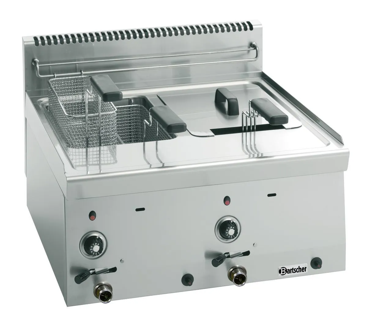 Frituurpan op gas 600 - 2x8 L