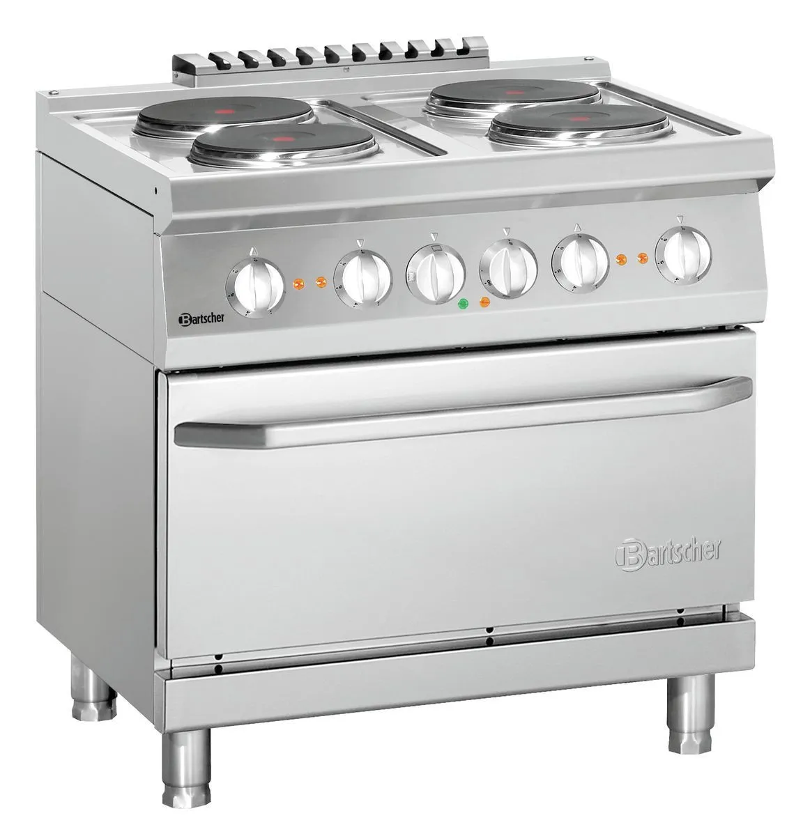Fornuis Serie 700 - 4 Platen & Oven GN2/1