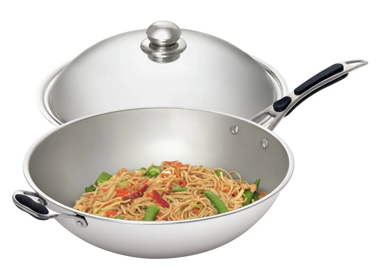 Wokpan voor inductie Wok IW 35
