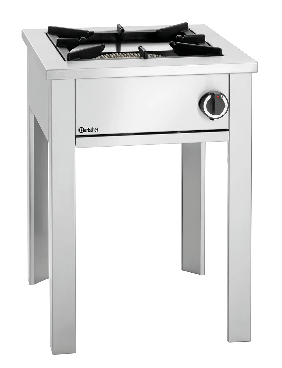 Professionele Gasfornuis op Poten - 1 Brander 28 cm