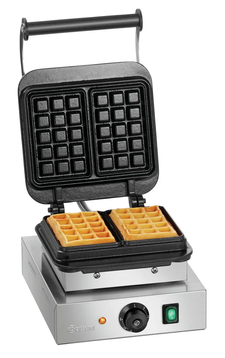 Professioneel wafelijzer - 2 Brusselse wafels