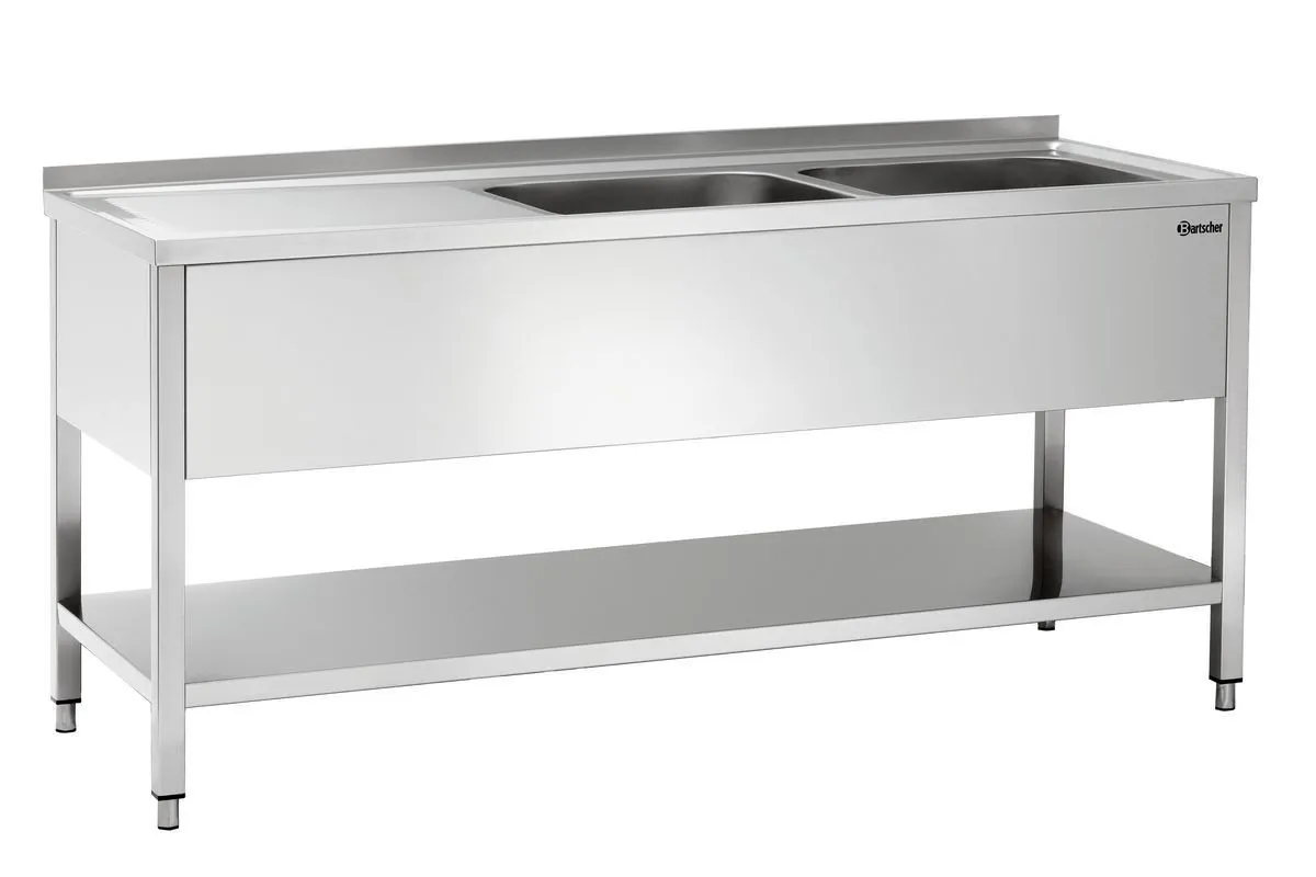 Spoelbak Waskamer Afdruiprek Links - 700 x 1800 mm