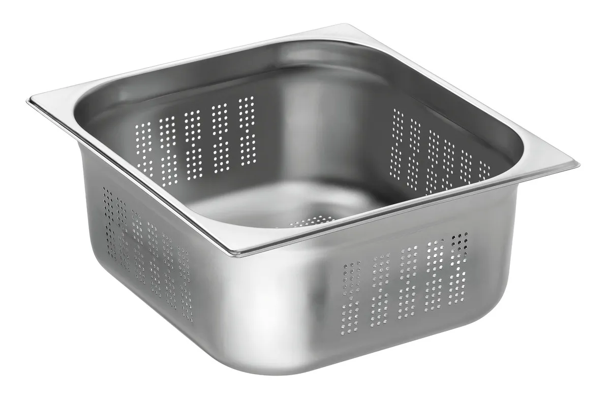 Bak Gastronorm GN 2/3 Geperforeerd Roestvrij staal - Diepte 150 mm - 13 L