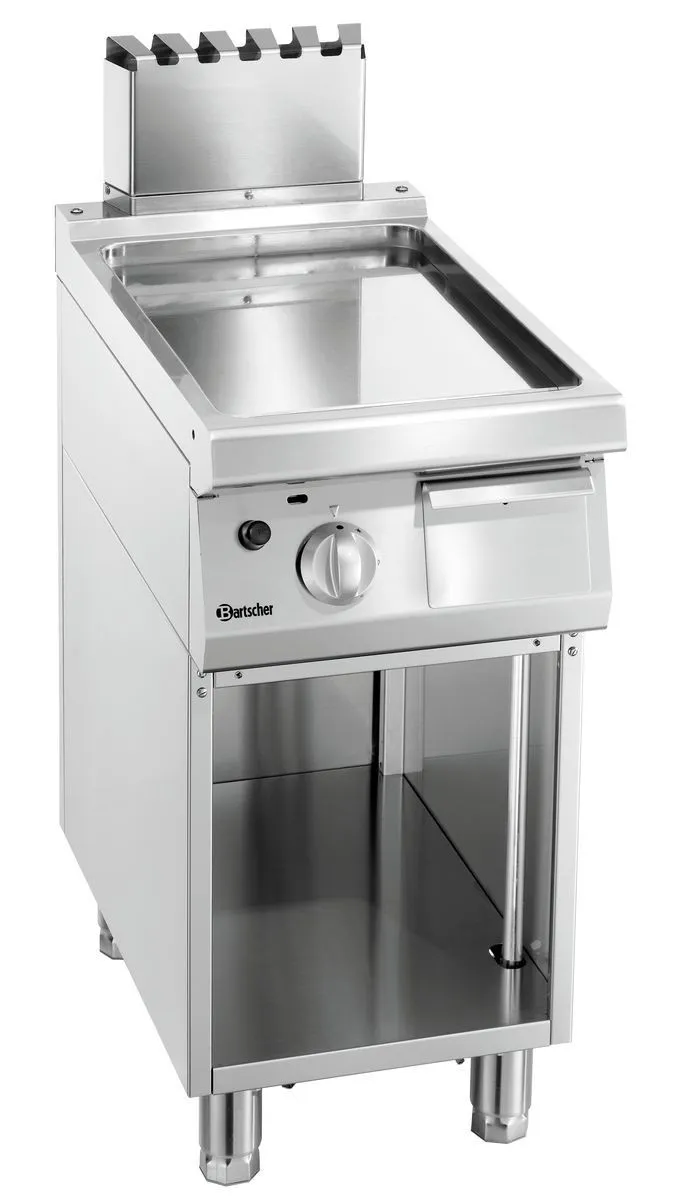Plaatgrill Glad - Breedte 400 mm - Gas