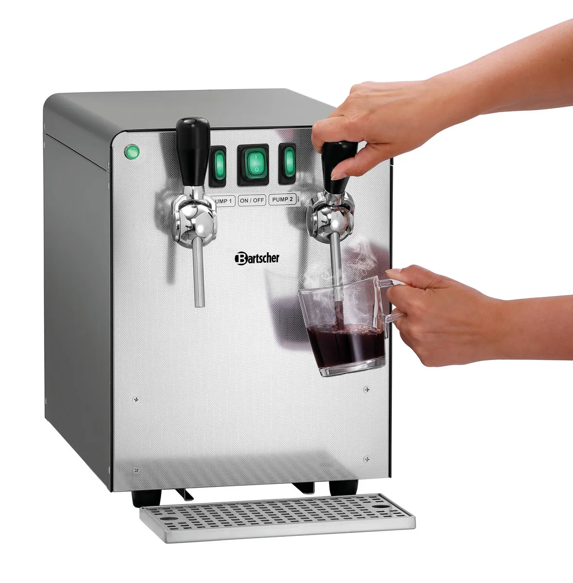 Warme wijn tapinstallatie - 130 L/u