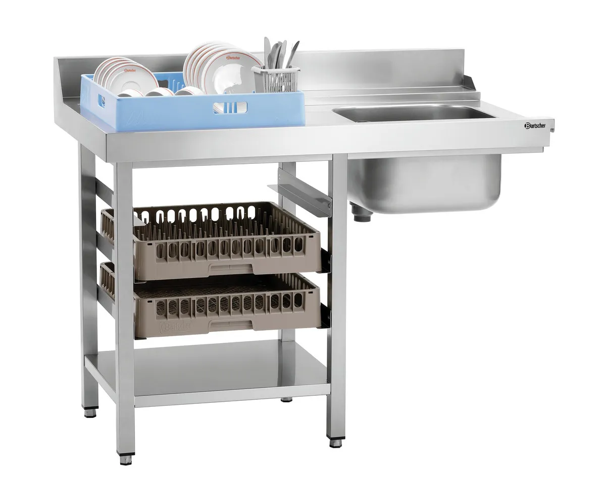 Sorteertafel met 1 Bak - Links - L 1200 x D 715 mm