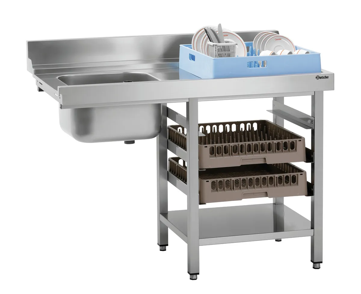 Sorteertafel met 1 Bak - Rechts - L 1200 x D 715 mm