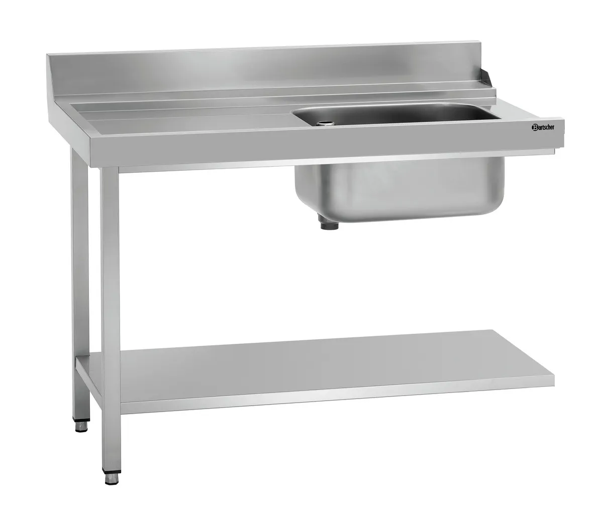 Sorteertafel met 1 Bak - Links - L 1200 x D 720 mm
