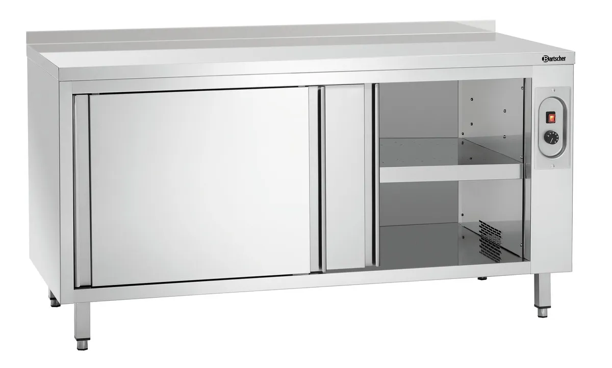 Verwarmde Kast met Achterwand - L 1600 x D 700 mm