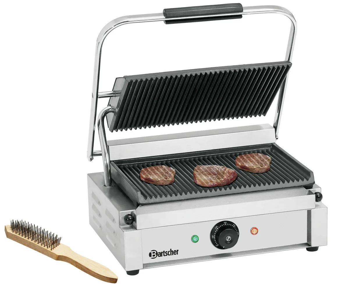 Grill Panini Contact - Geribbelde Platen