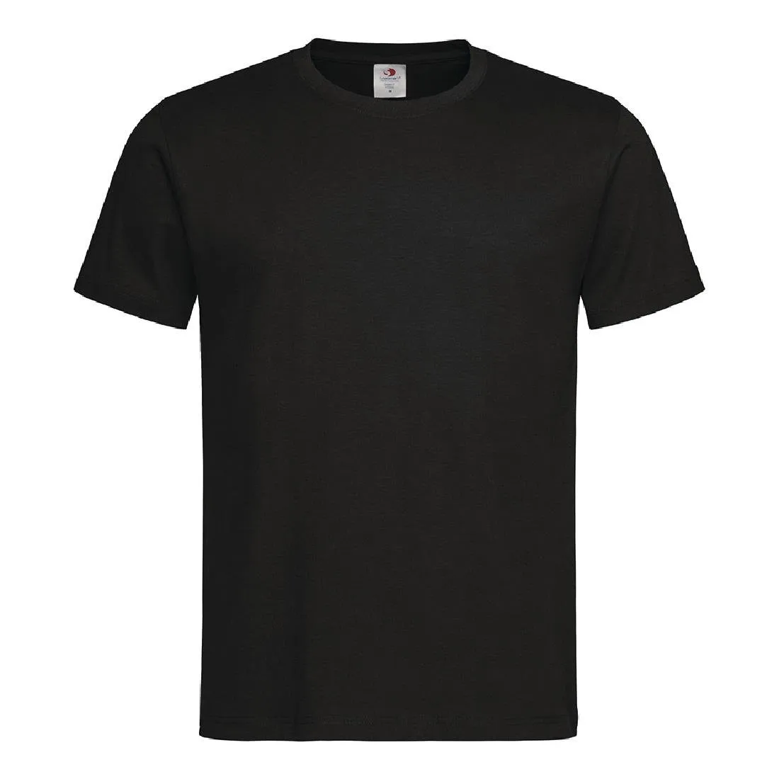T-shirt Unisex Zwart - Maat L