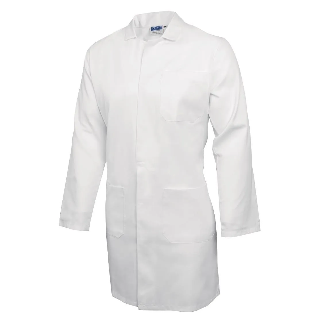 Koksbuis unisex wit - Maat M