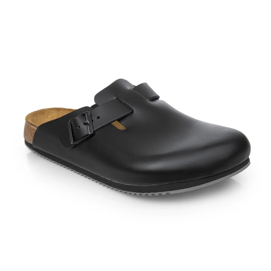 Zwarte Boston Birkenstock klompen - Maat 39
