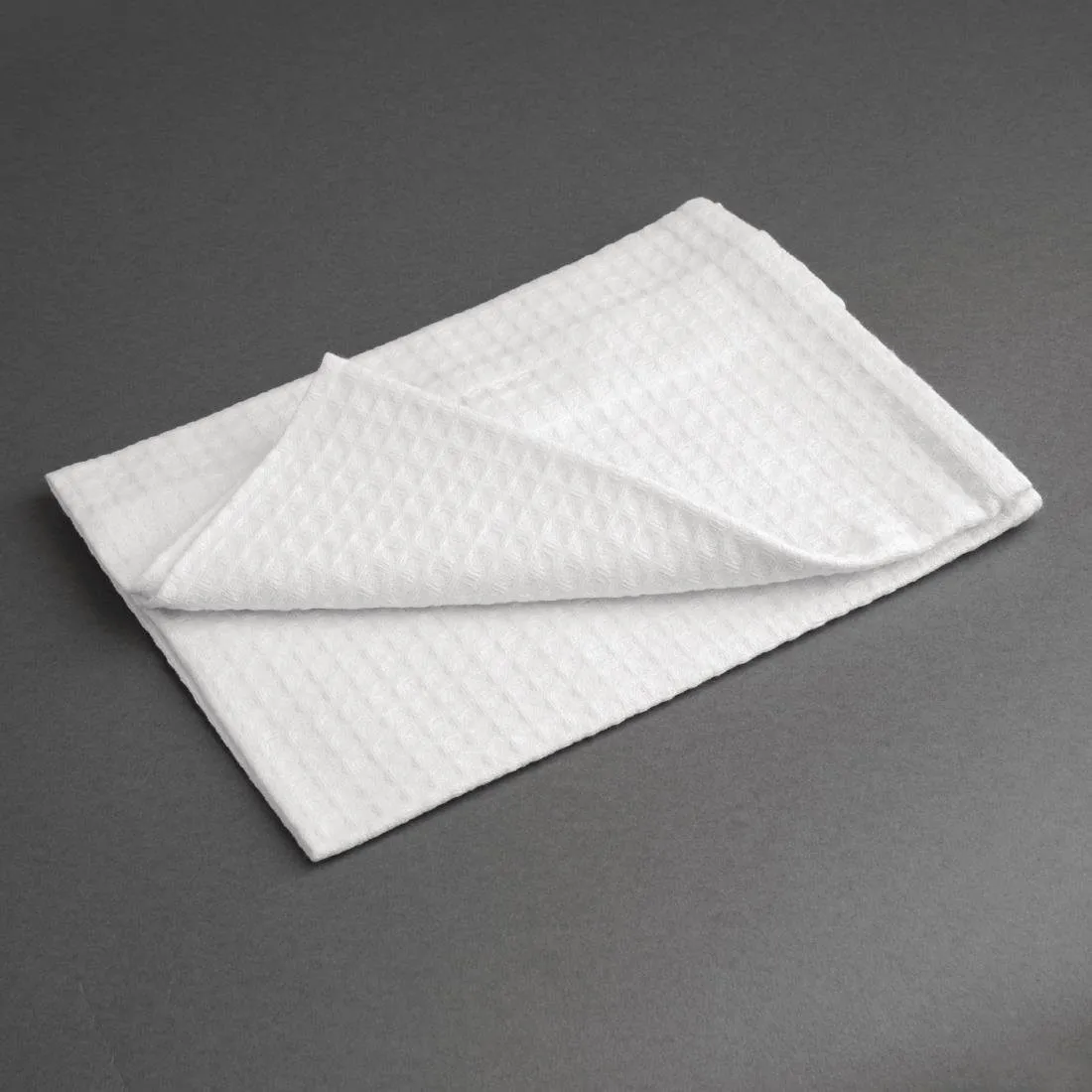 Witte keukendoek van polycotton - Set van 10