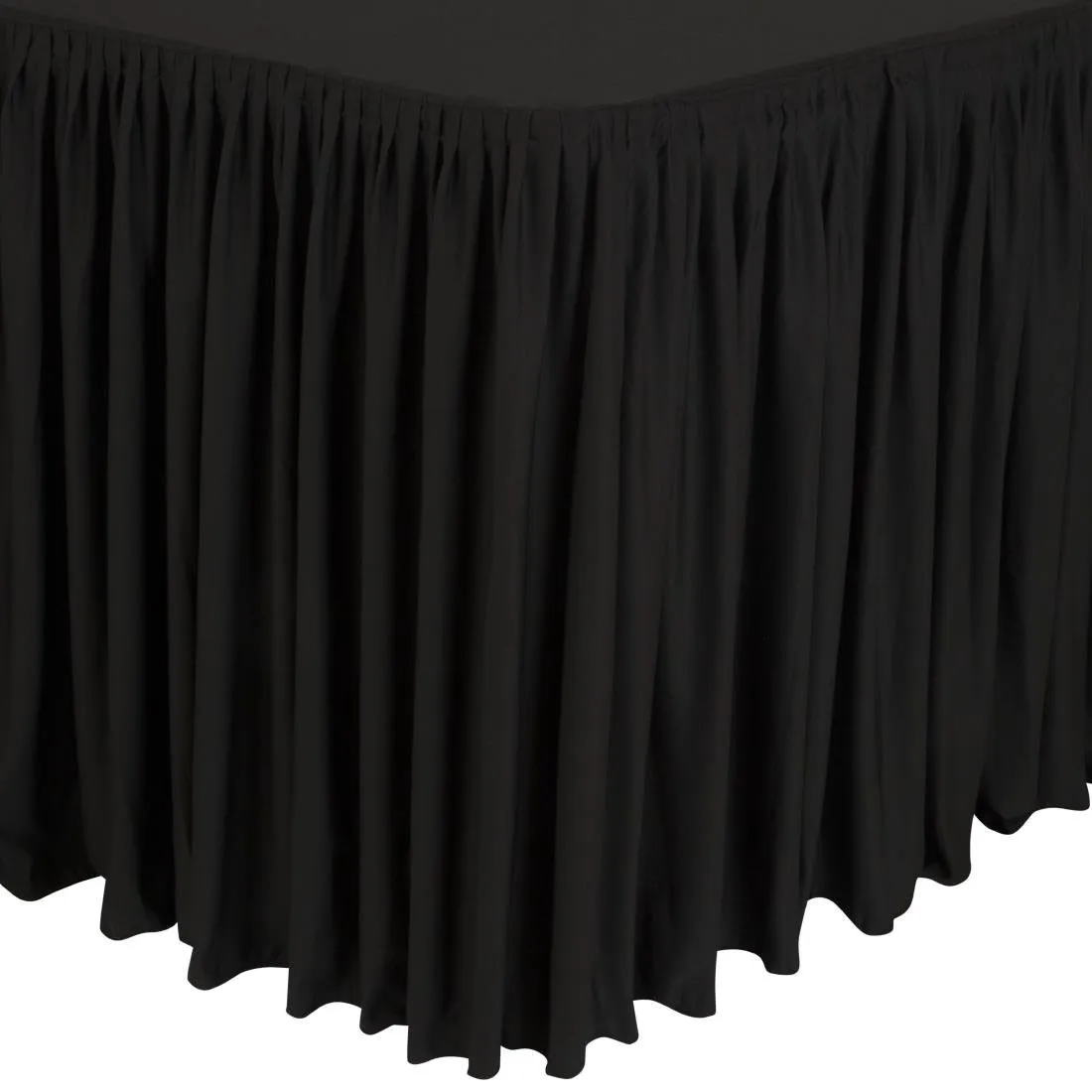 Tafelkleed en zwarte rechthoekige rok - 750 x 1820 mm