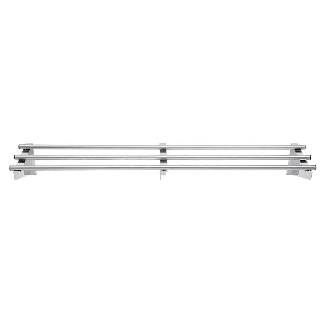 Wandplank van roestvrij staal - L 1500 mm
