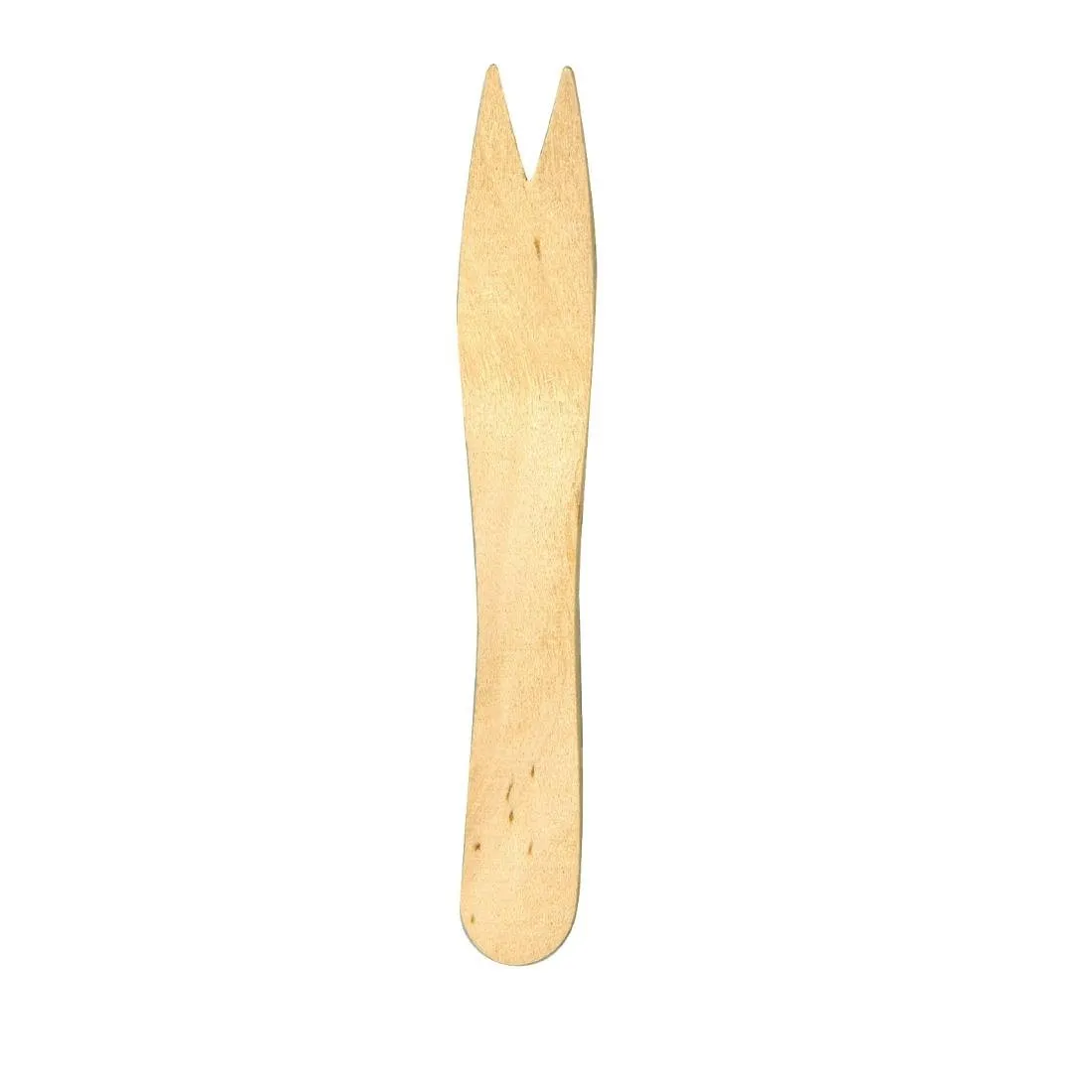 Houten Biologisch afbreekbare Vork 95 mm - Set van 1000