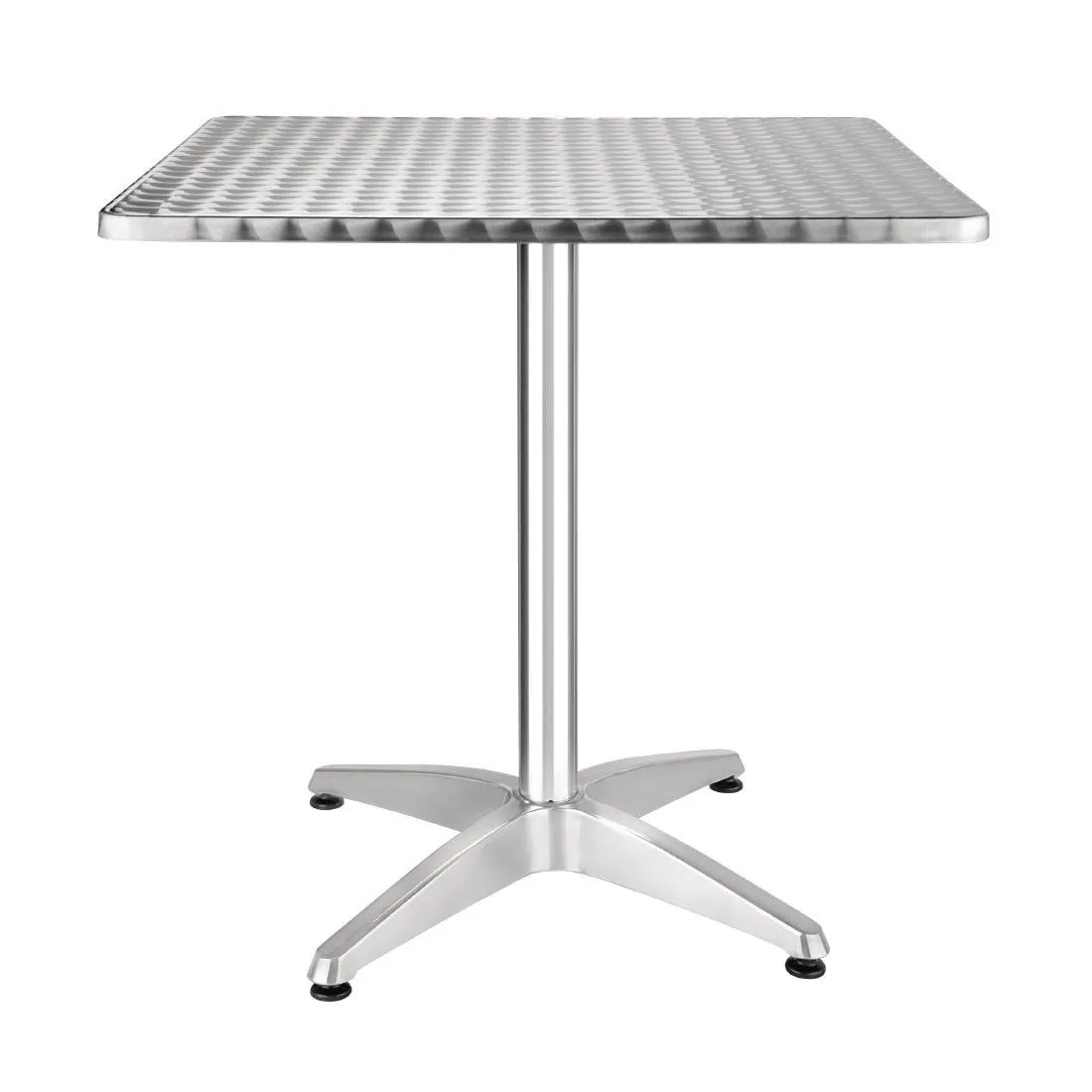 Bistrotafel Vierkant van Roestvrij Staal - 700 x 700 mm