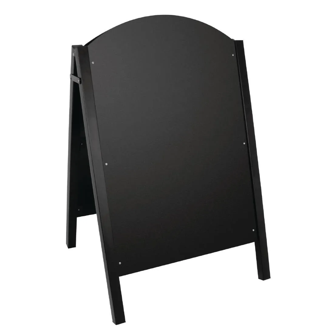 Stoepbord Zwart Metalen Frame - 675 x 660 mm