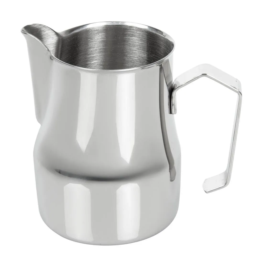 Melkkan van roestvrij staal voor latte met handvat - 500 ml