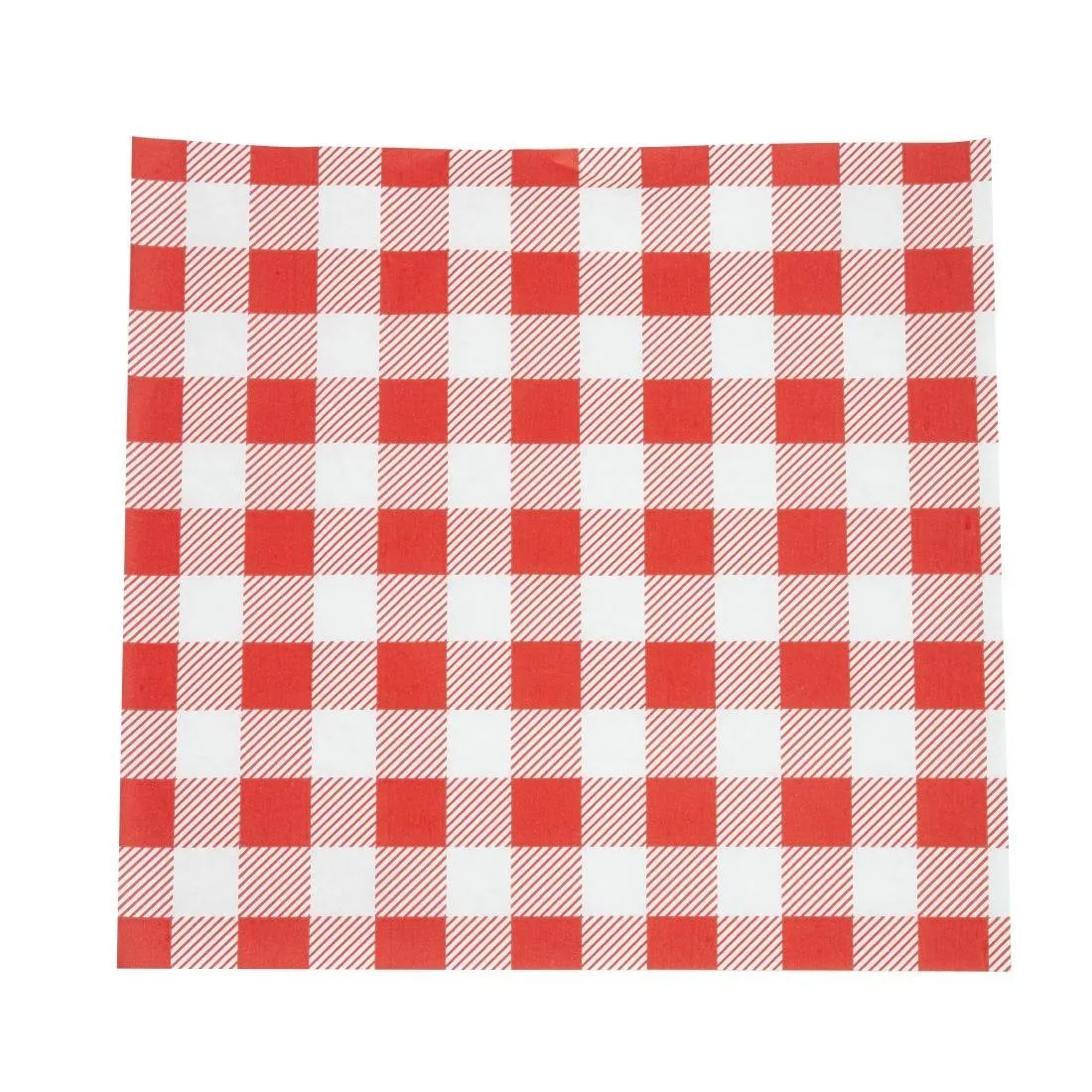 Vetvrij Vichy Rood Papier 250 x 250 mm - Set van 200