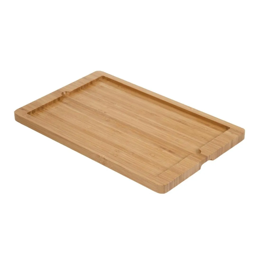 Houten ondersteuningsplank voor leisteen schotel - 330 x 210 mm