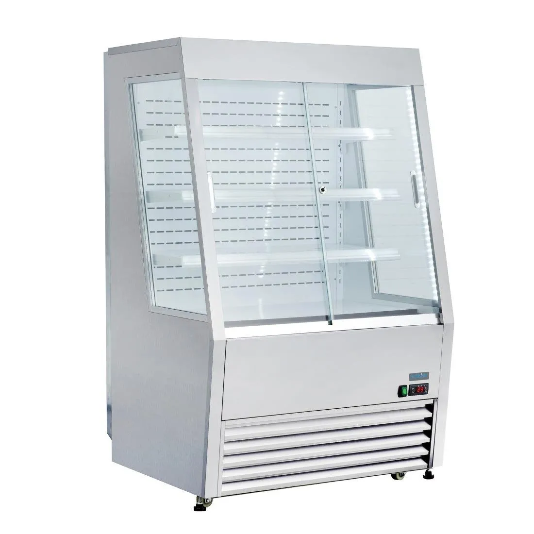 Positieve Koelwandvitrine 3 Schappen - 918 mm
