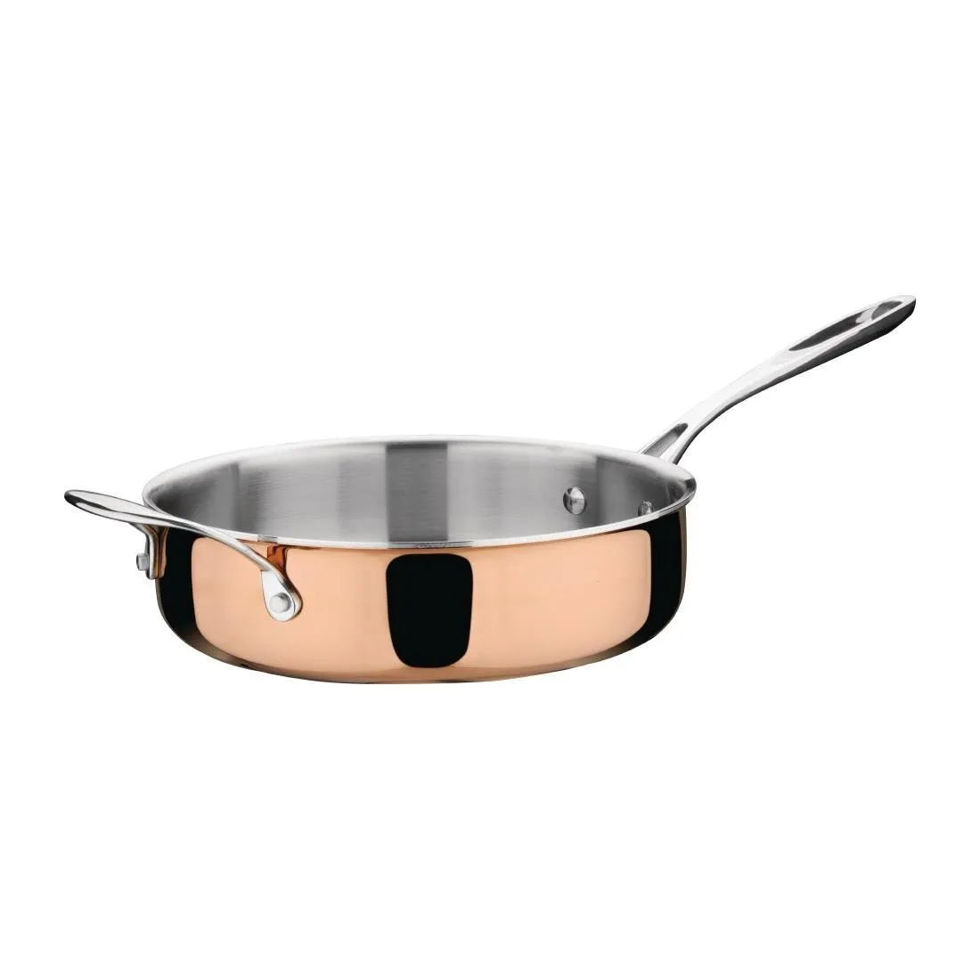 Koperen kookpan 3 lagen inductie - Ø 240 mm