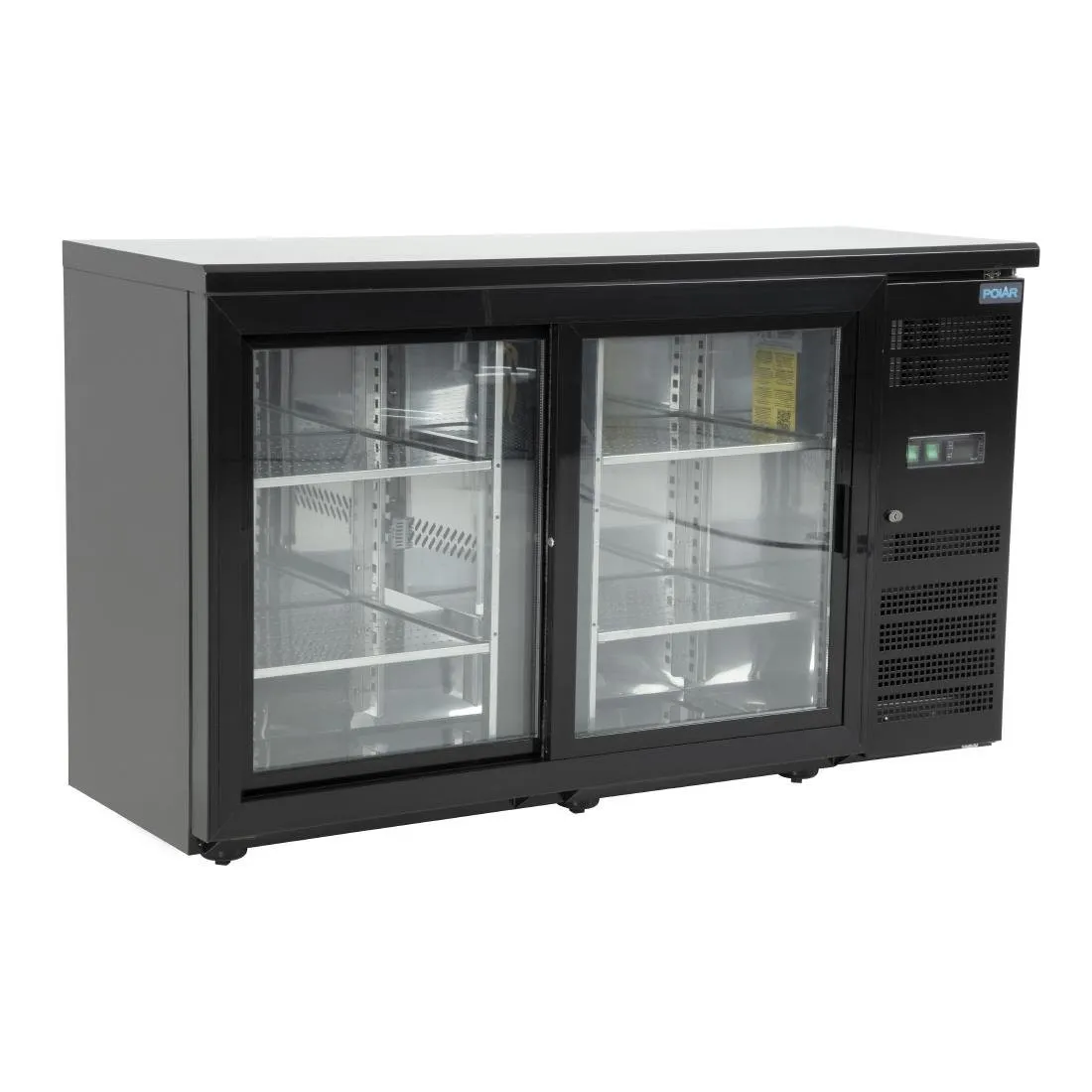 Achterbar Koelkast - 2 Schuifdeuren - 350 L