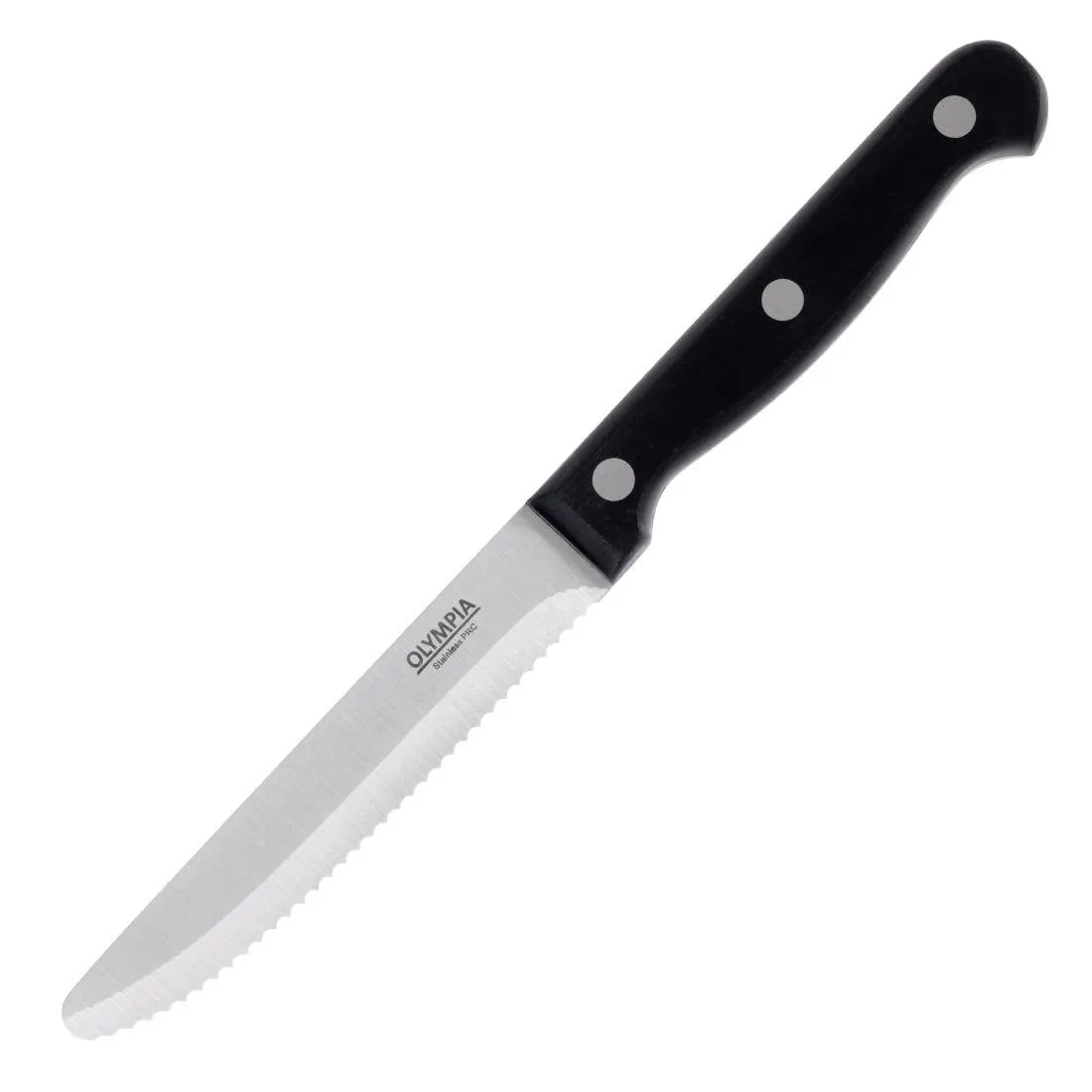 Zwarte steakmessen - Set van 12