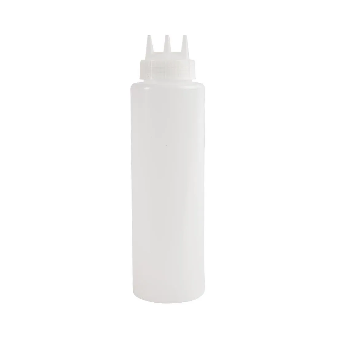 Doorzichtige flexibele fles met 3 tuiten - 908 ml