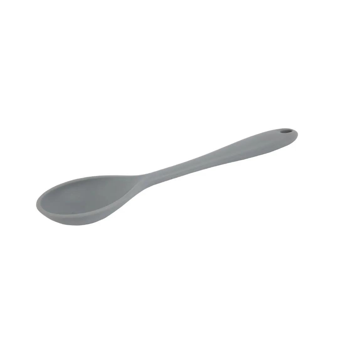 Grijze hittebestendige siliconen lepel - L 275 mm