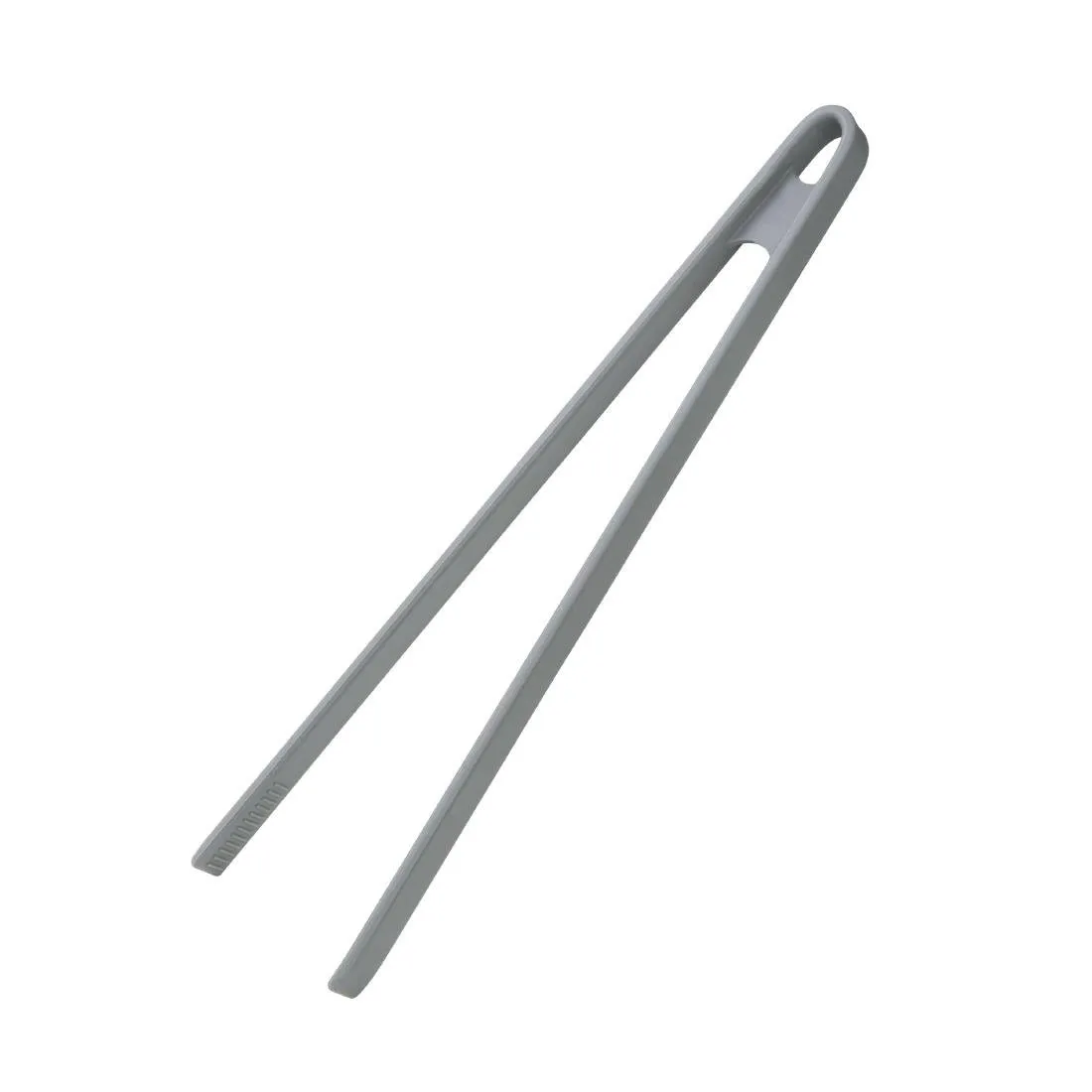Grijze hittebestendige siliconen tang - L 290 mm