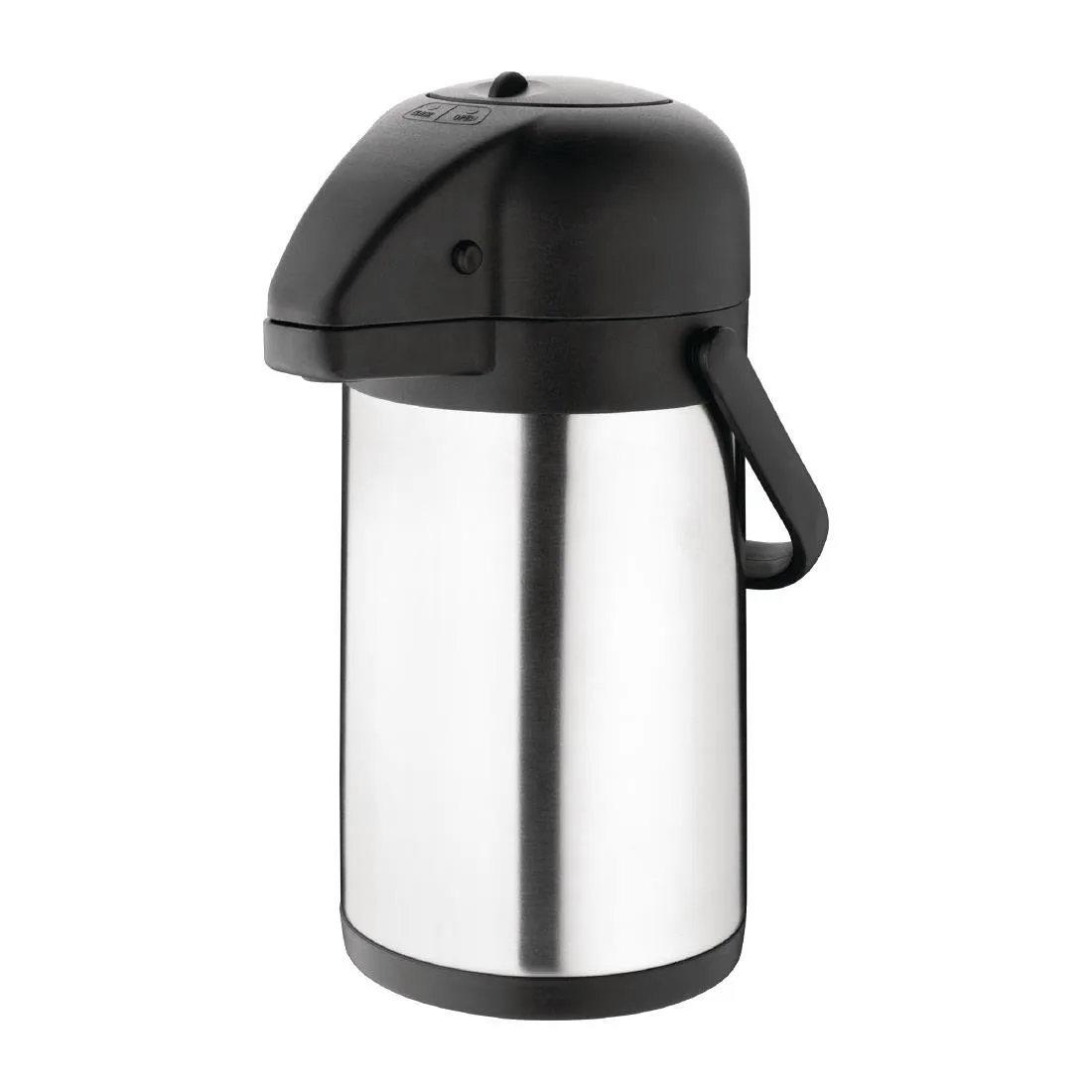 Kan met dubbele wand en pomp van roestvrij staal - 1,9 L