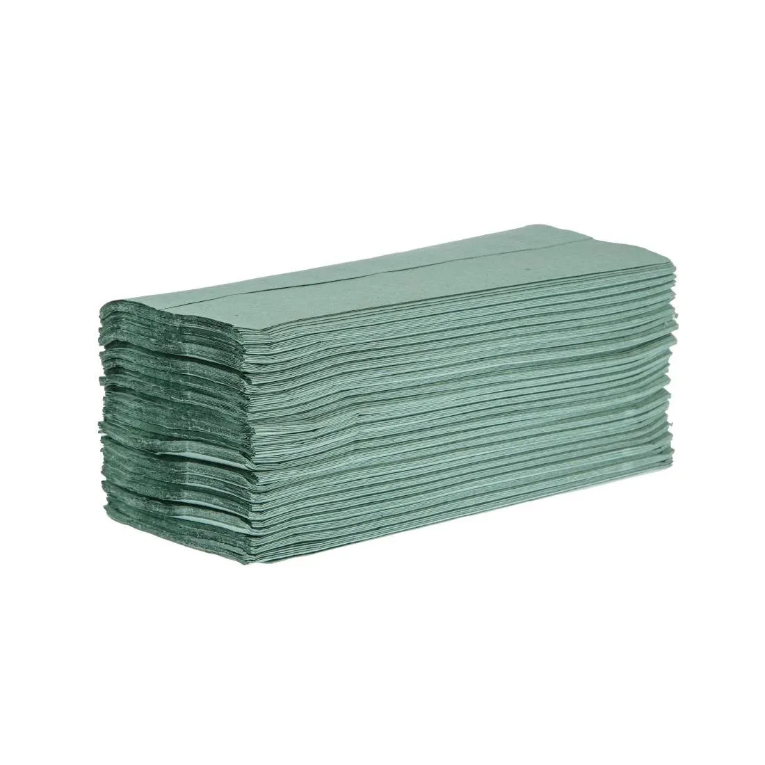 Handdoek 1 Vouw Z-vouw Groen - Set van 12