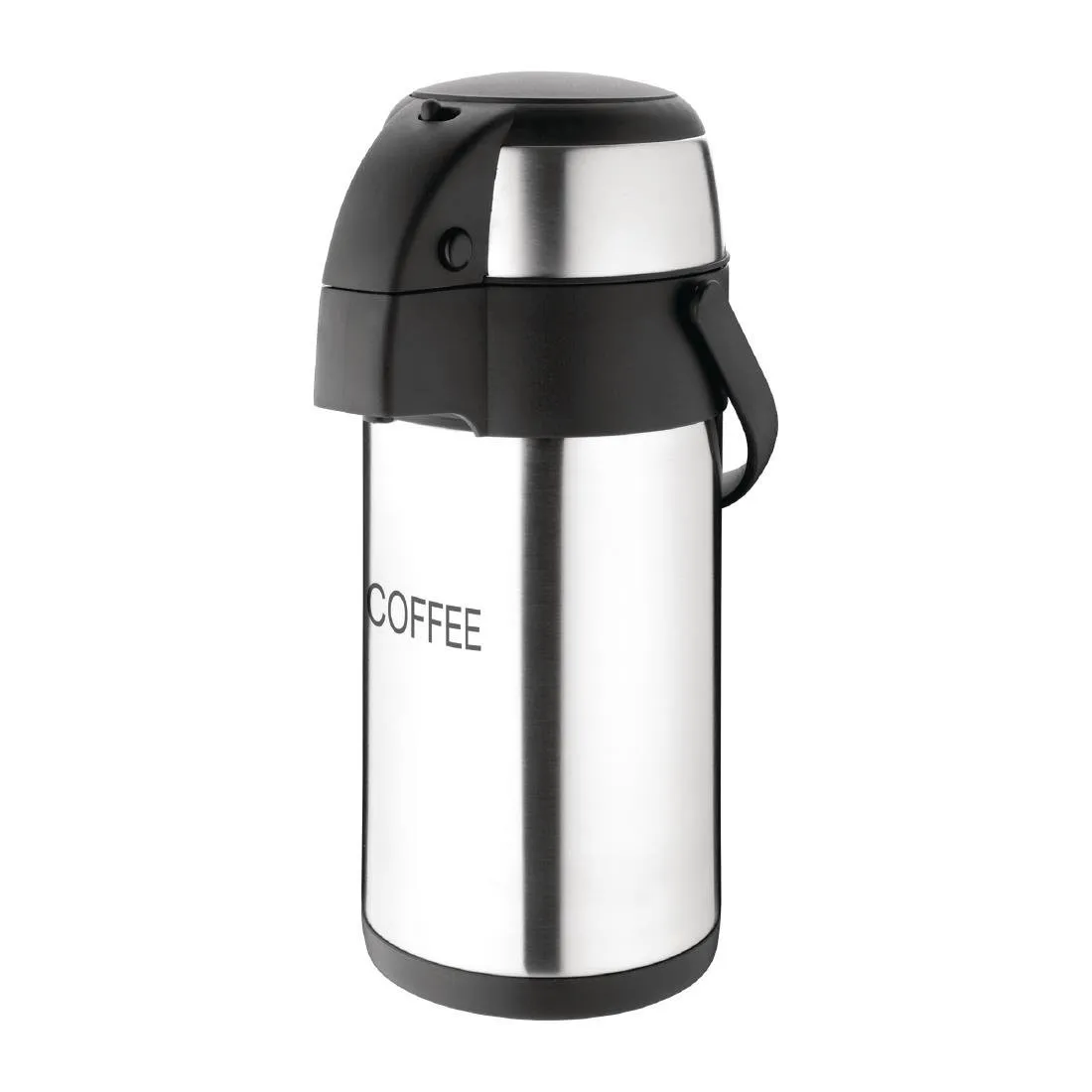 Koffiekan met pomp van roestvrij staal - 3 L