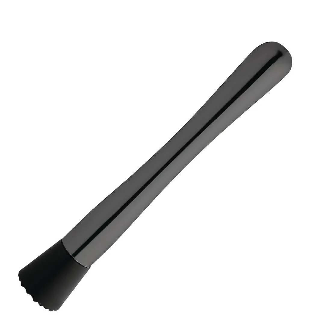 Roestvrijstalen pilon met grijze titanium siliconen uiteinde Ø 34 mm