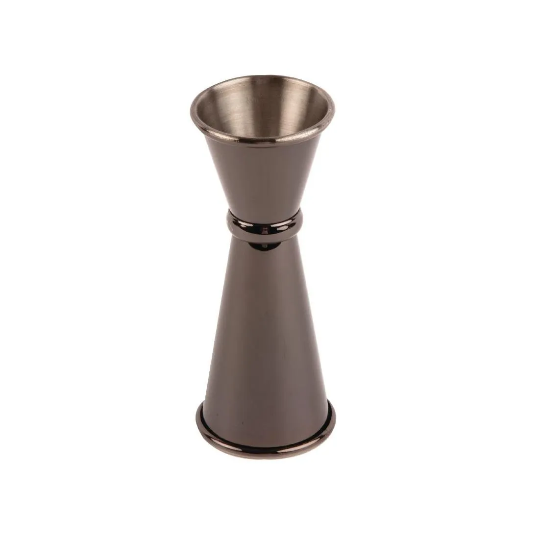 Maatbeker Conisch Grijs Titanium 25 en 50 ml