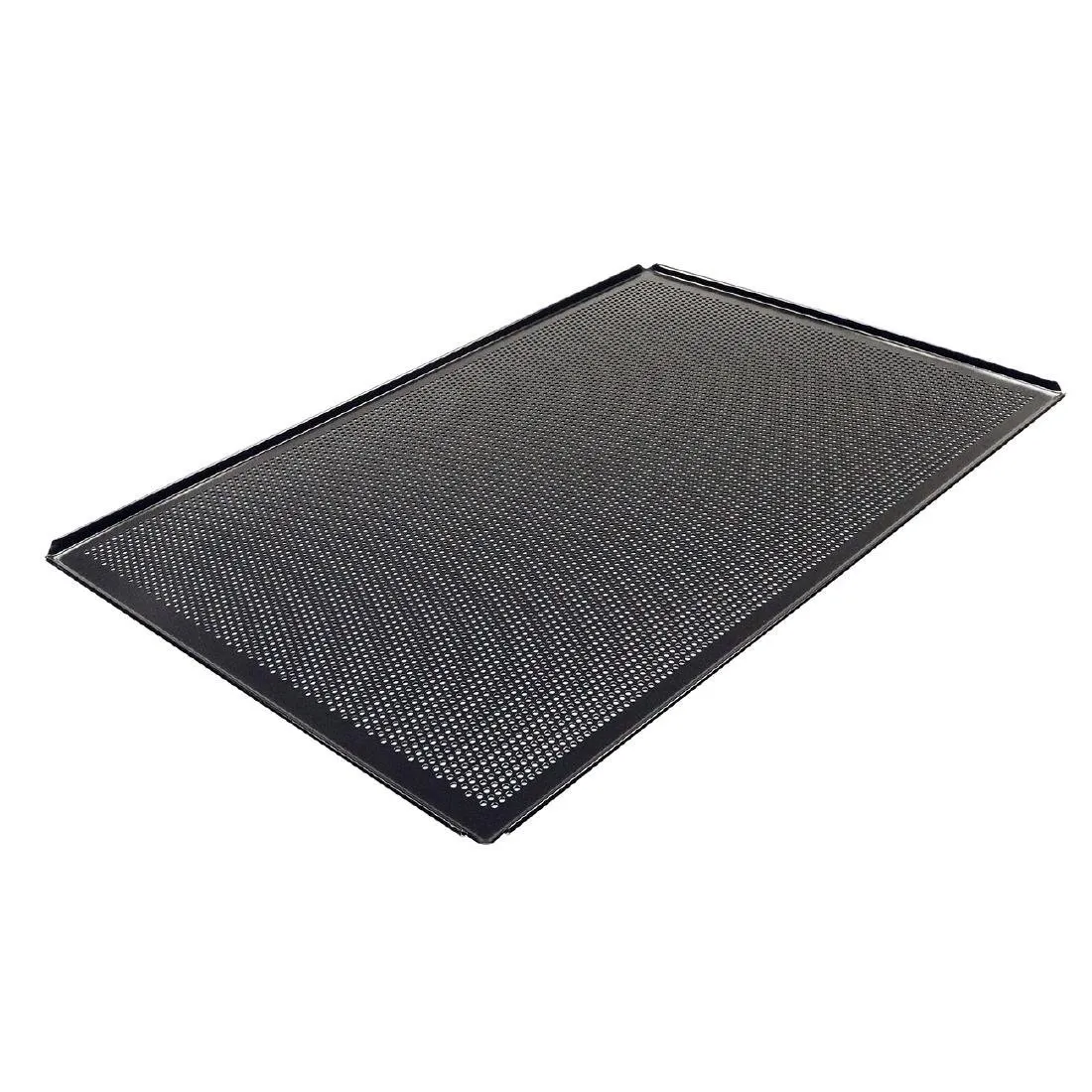 Kookplaat met antiaanbaklaag en perforaties Tyneck - L 600 x D 400mm