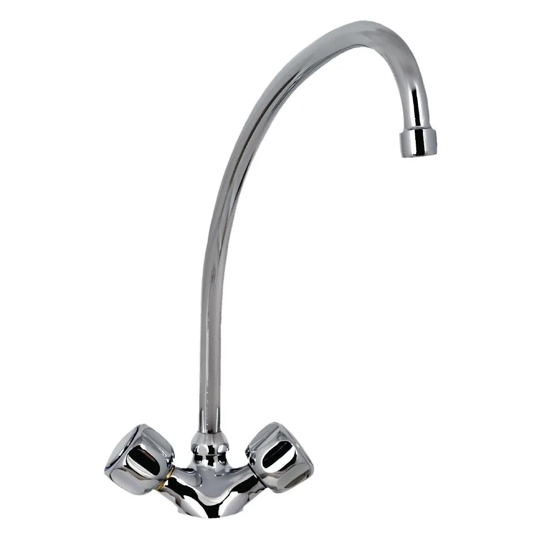 Kraan met één hendel, standaard ééngatsmontage, 2 kranen, lengte 200 mm.