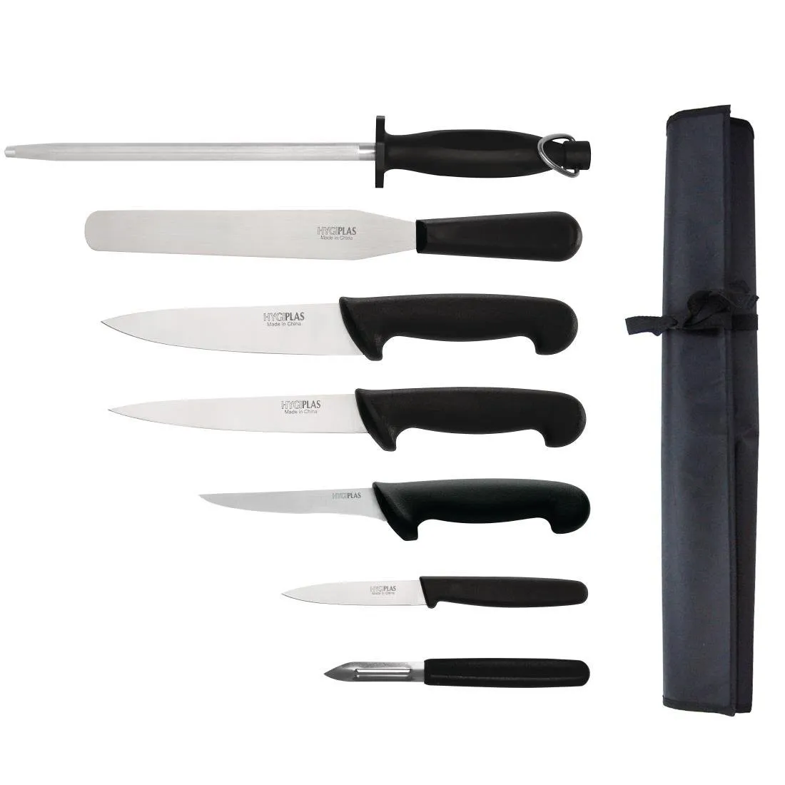Set van messen voor beginners met een koksmes - 200mm