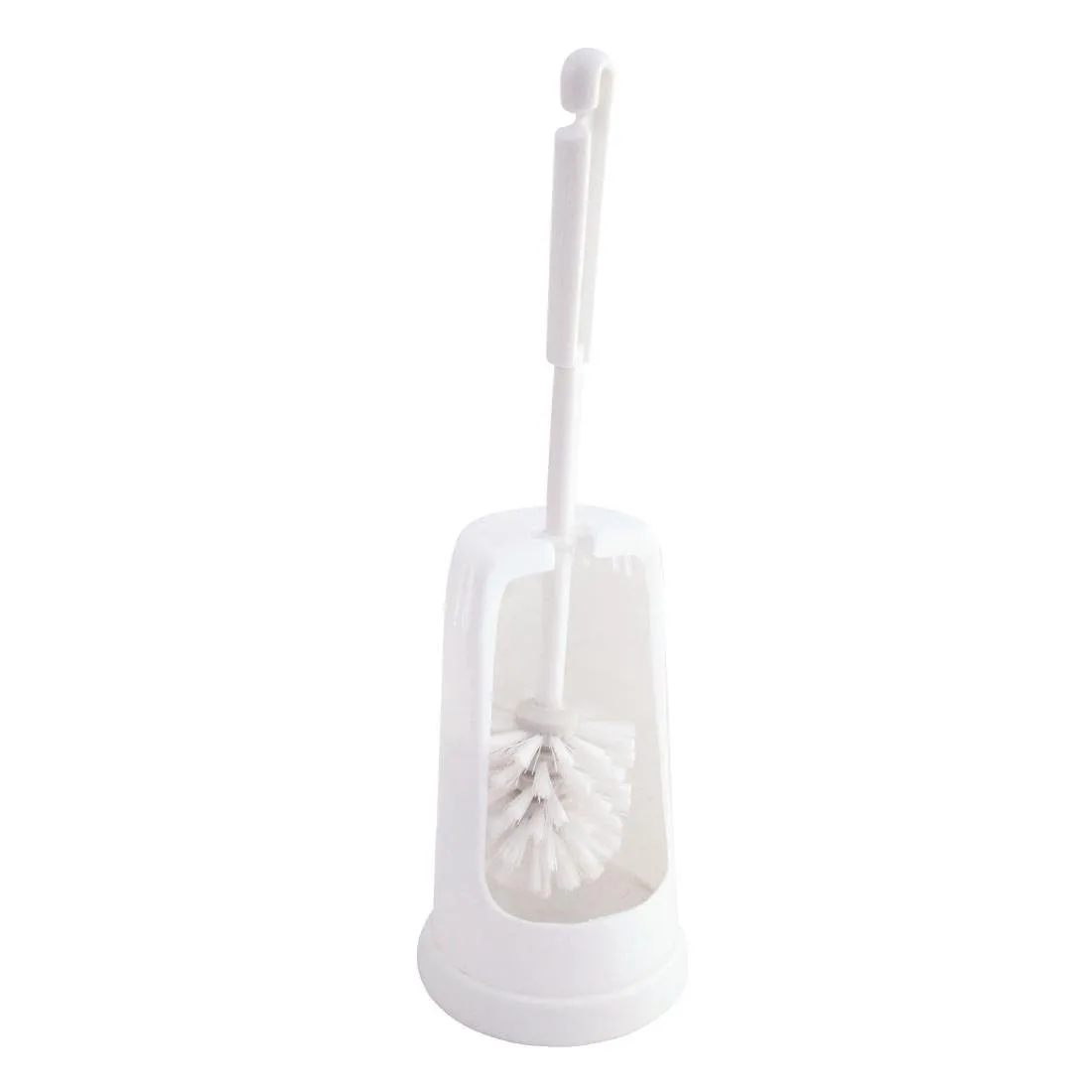 Witte WC-borstel