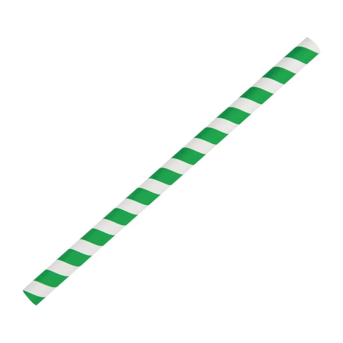 Smoothie rietjes van papier - Groen - L 210mm - Set van 250