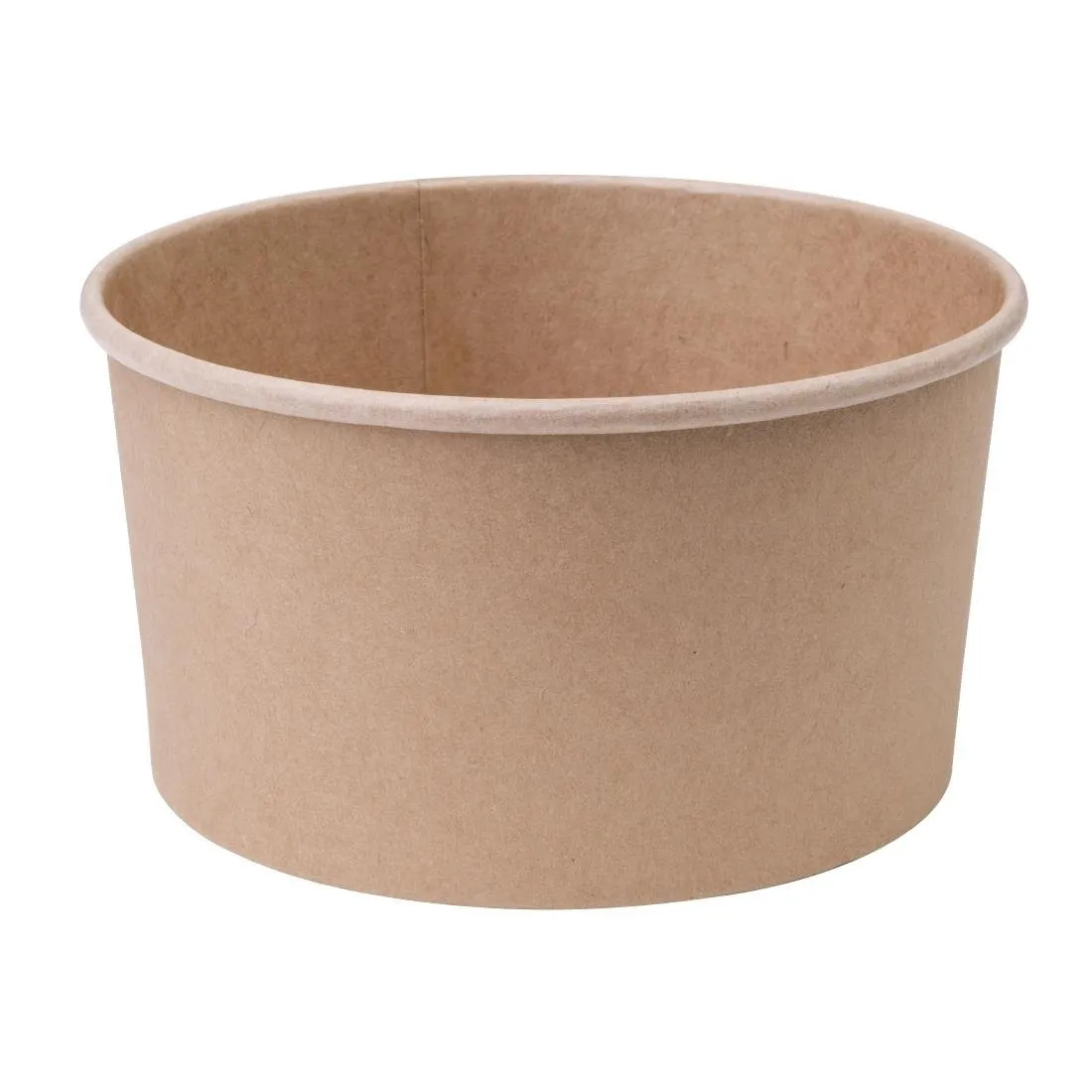 Saladebakken kraft rond - 1 L - Set van 300