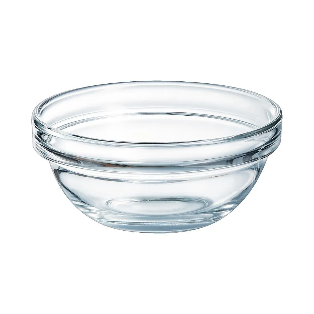Stapelbare glazen kommen - Ø100 mm - Set van 6