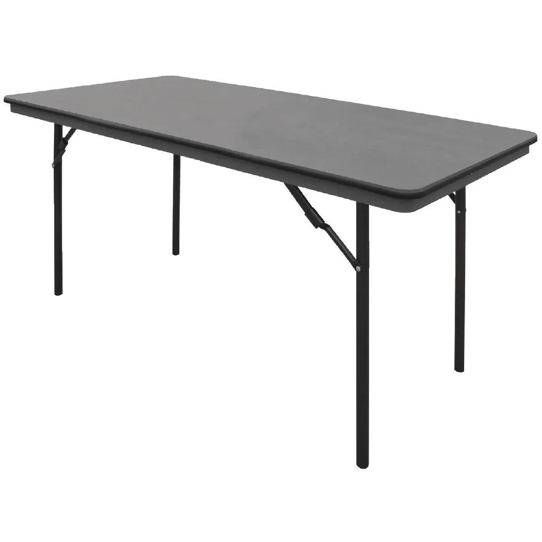 Rechthoekige opvouwbare grijze tafel van ABS - 1520 mm