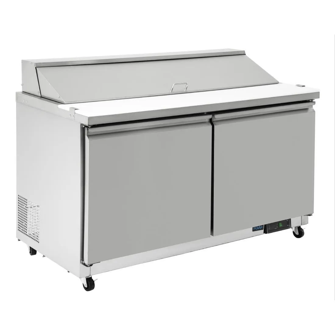 Voorbereidingsbalie met 2 deuren - 527 L - 16 x GN 1/6