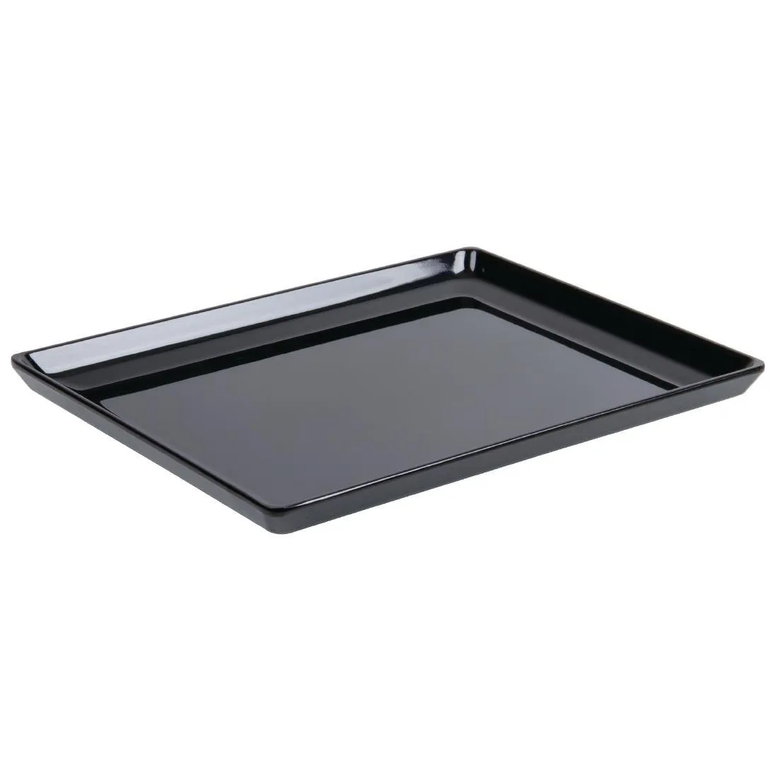 Plateau van zwart melamine GN1/1