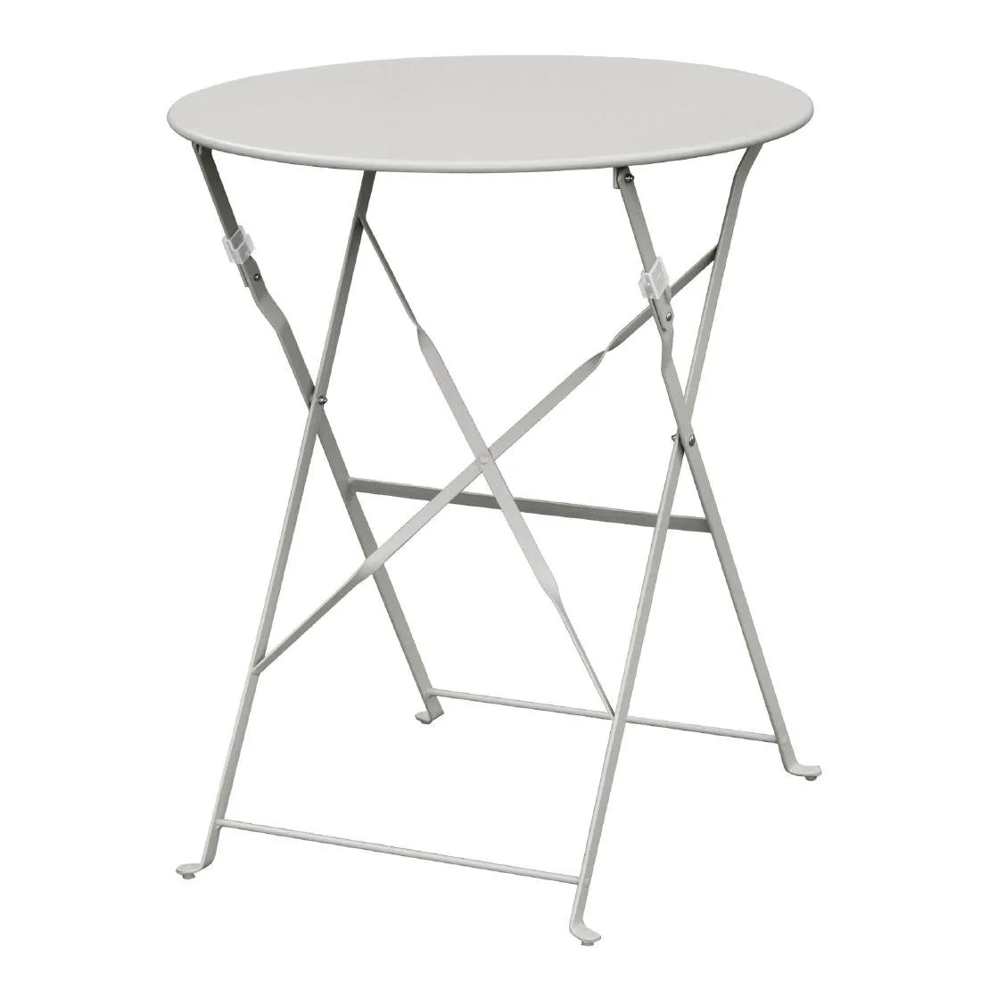 Tuintafel van staal - grijs